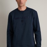Unisex Μπλούζα Φούτερ με Λαιμόκοψη NAVY & GREEN