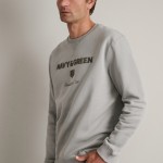 Unisex Μπλούζα Φούτερ με Λαιμόκοψη NAVY & GREEN