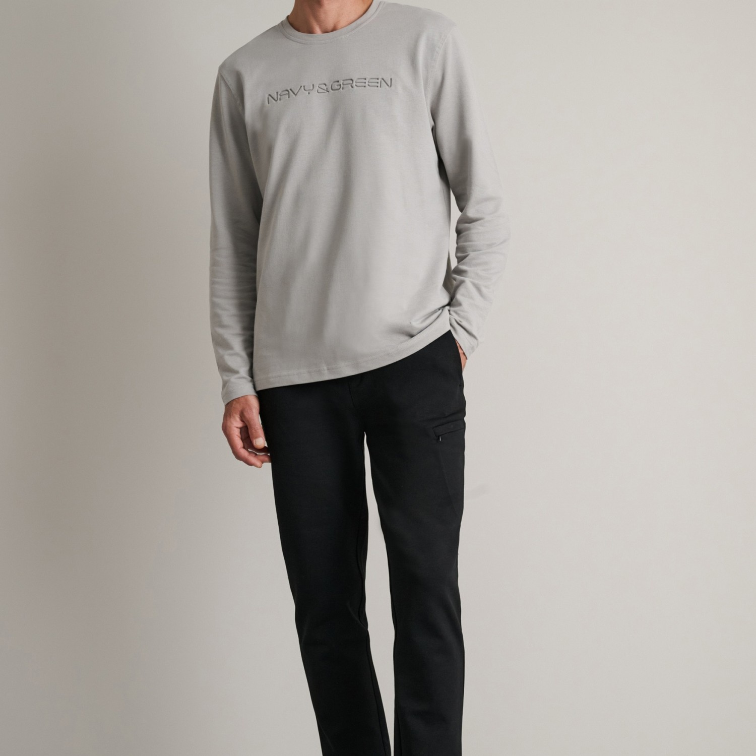 Unisex Παντελόνι Φόρμας με Τσέπες NAVY & GREEN Unisex Παντελόνι Φόρμας με Τσέπες NAVY & GREEN