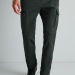 Unisex Παντελόνι Cargo με Τσέπες NAVY & GREEN