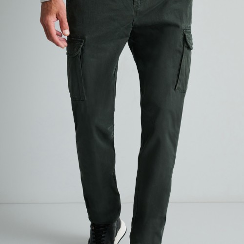 Unisex Παντελόνι Cargo με Τσέπες NAVY & GREEN