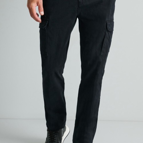 Unisex Παντελόνι Cargo με Τσέπες NAVY & GREEN