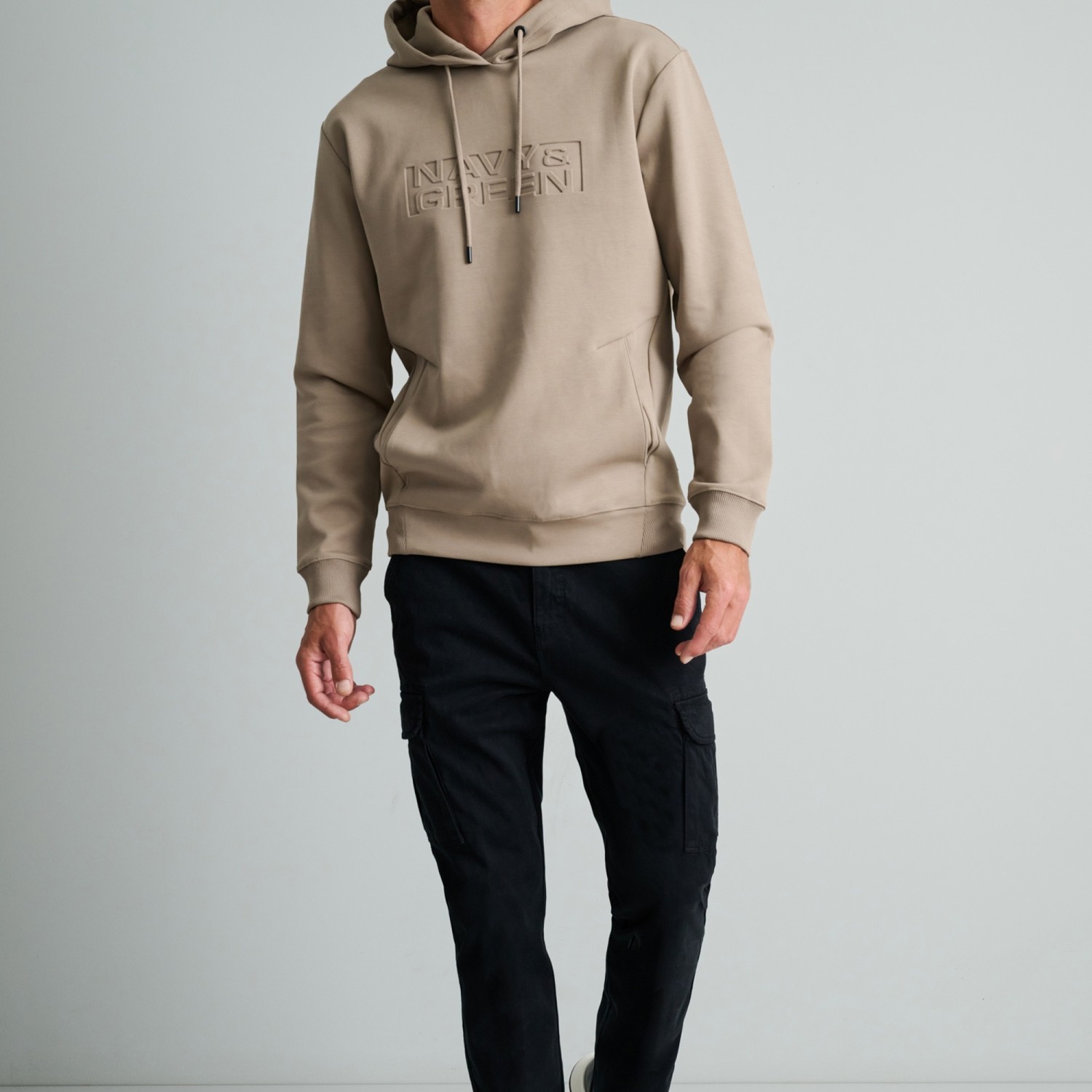 Unisex Παντελόνι Cargo με Τσέπες NAVY & GREEN