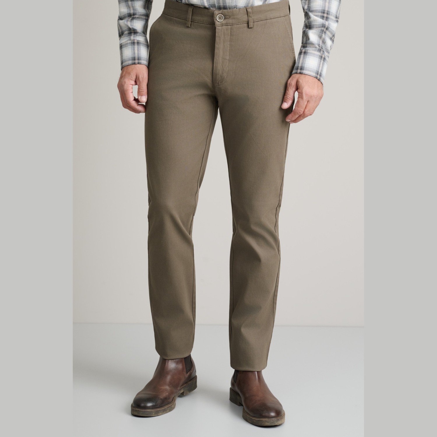 Unisex Παντελόνι Chino Modern Fit NAVY & GREEN
