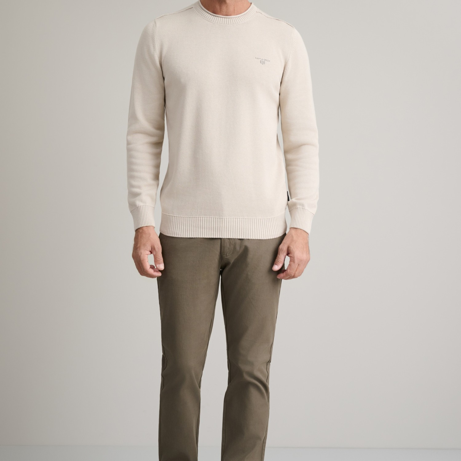 Unisex Παντελόνι Chino Modern Fit NAVY & GREEN