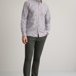 Unisex Παντελόνι Chino Slim Γραμμή NAVY & GREEN