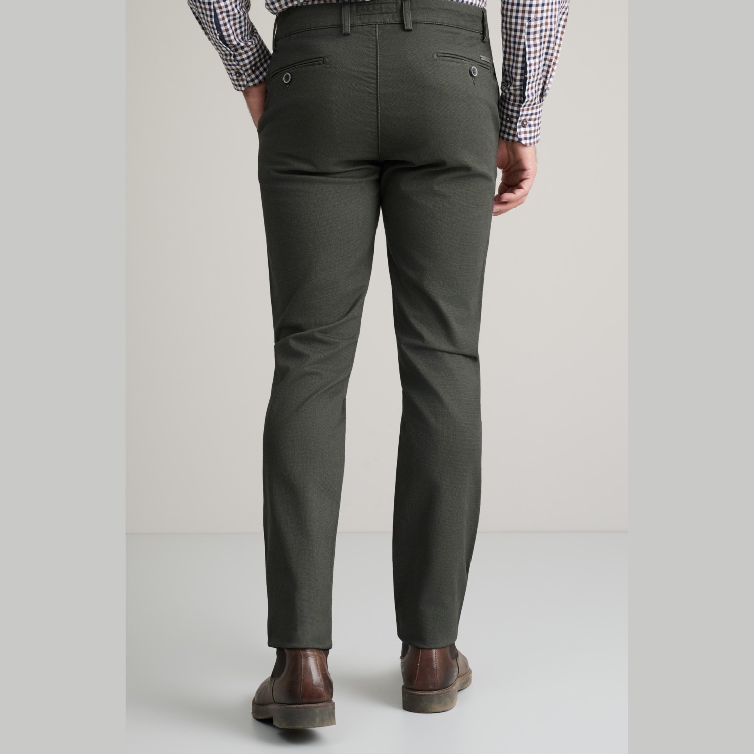 Unisex Παντελόνι Chino Slim Γραμμή NAVY & GREEN