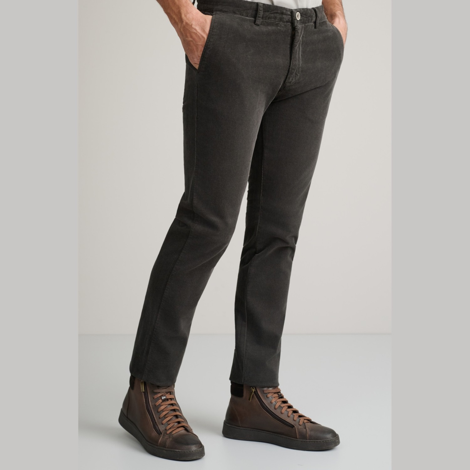 Unisex Παντελόνι Chino Modern Fit NAVY & GREEN