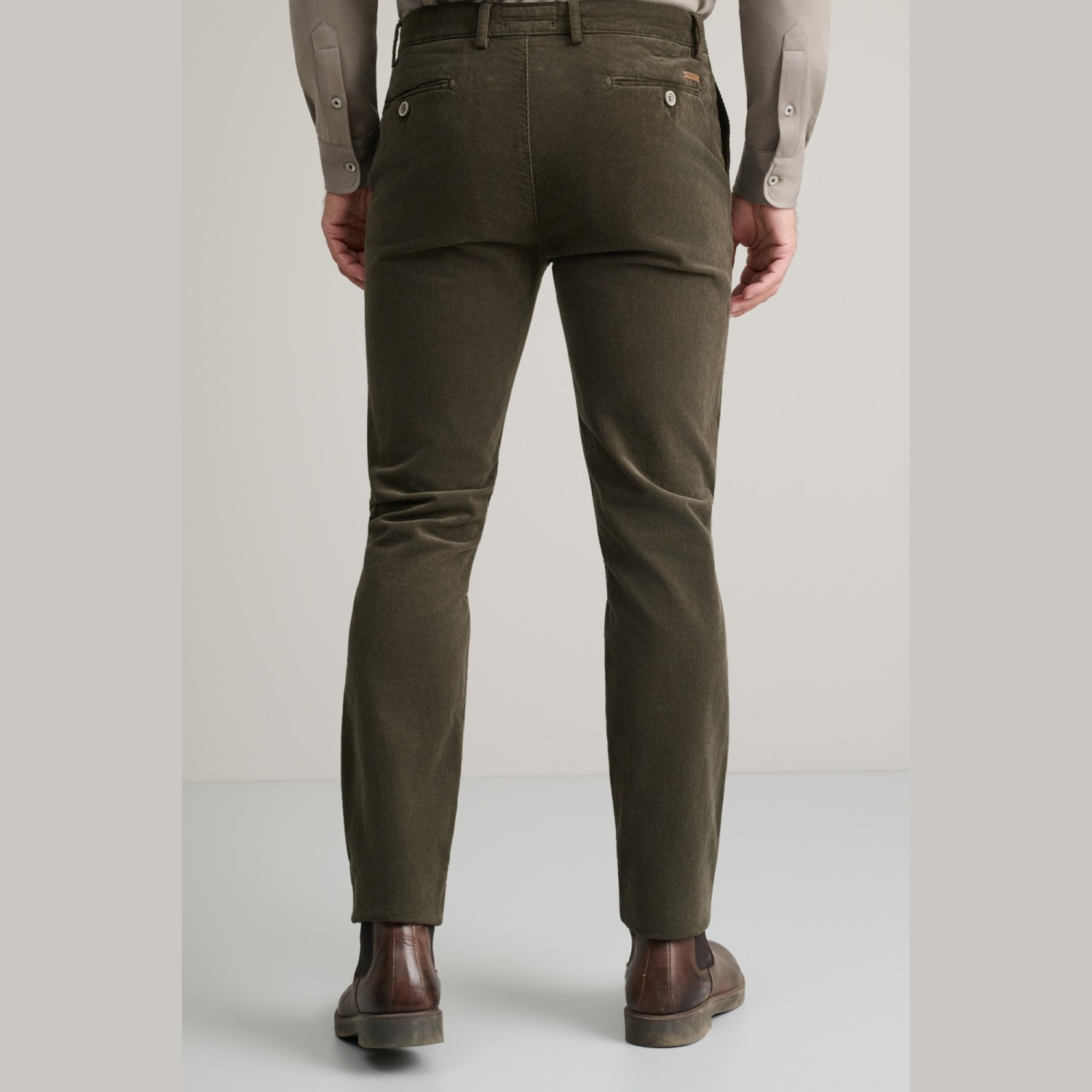 Unisex Παντελόνι Chino Modern Fit NAVY & GREEN