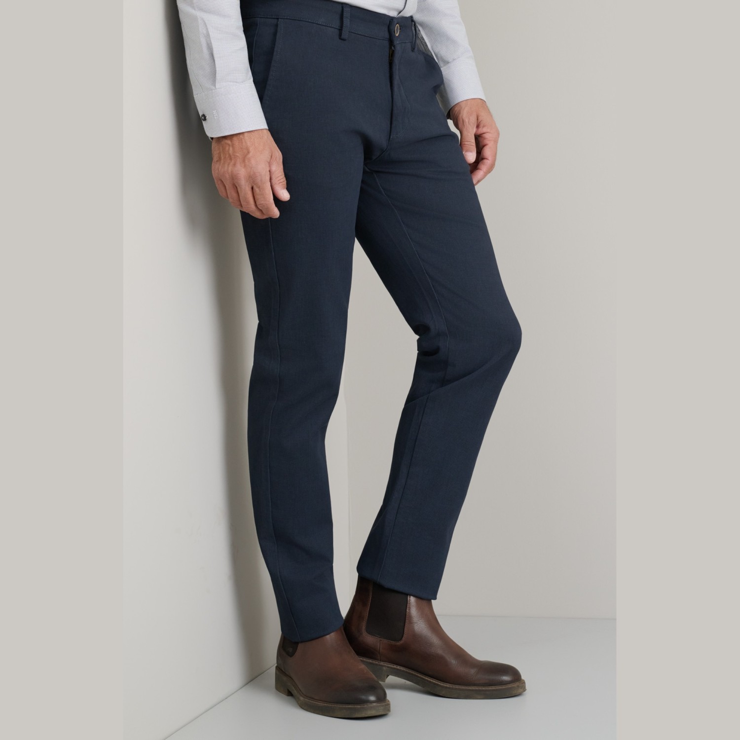 Unisex Παντελόνι Υφασμάτινο Modern Fit NAVY & GREEN