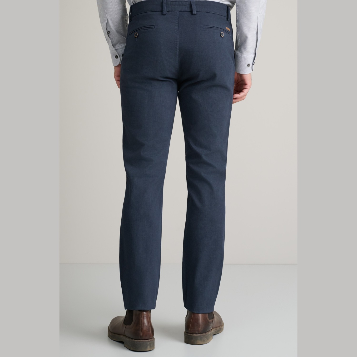 Unisex Παντελόνι Υφασμάτινο Modern Fit NAVY & GREEN