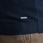 Unisex Πλεκτό Λουπέτο με Φερμουάρ NAVY & GREEN Unisex Πλεκτό Λουπέτο με Φερμουάρ NAVY & GREEN