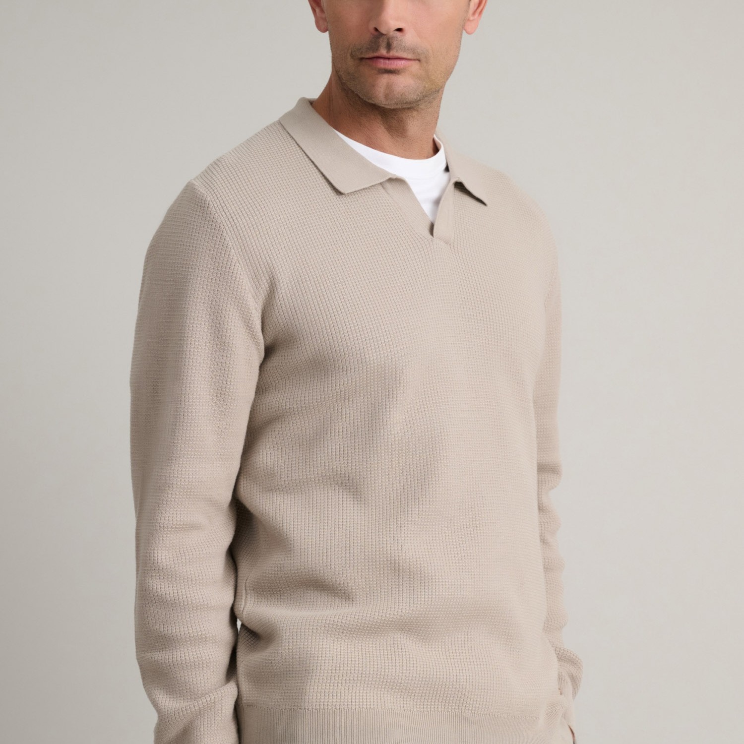 Unisex Πλεκτό Βαμβακερό Πόλο Μακρυμάνικο NAVY & GREEN Unisex Πλεκτό Βαμβακερό Πόλο Μακρυμάνικο NAVY & GREEN
