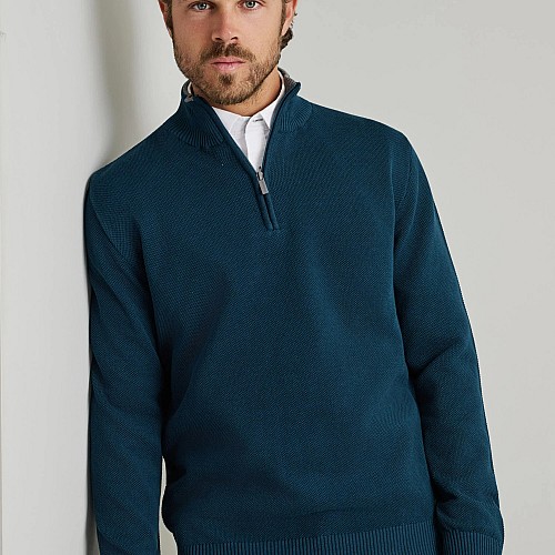 Ανδρικό Πλεκτό Navy & Green