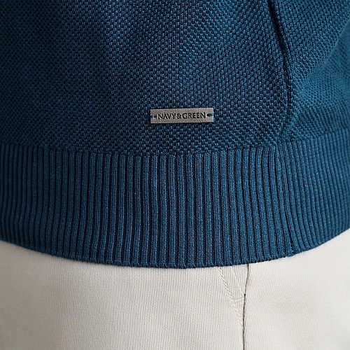 Ανδρικό Πλεκτό Navy & Green