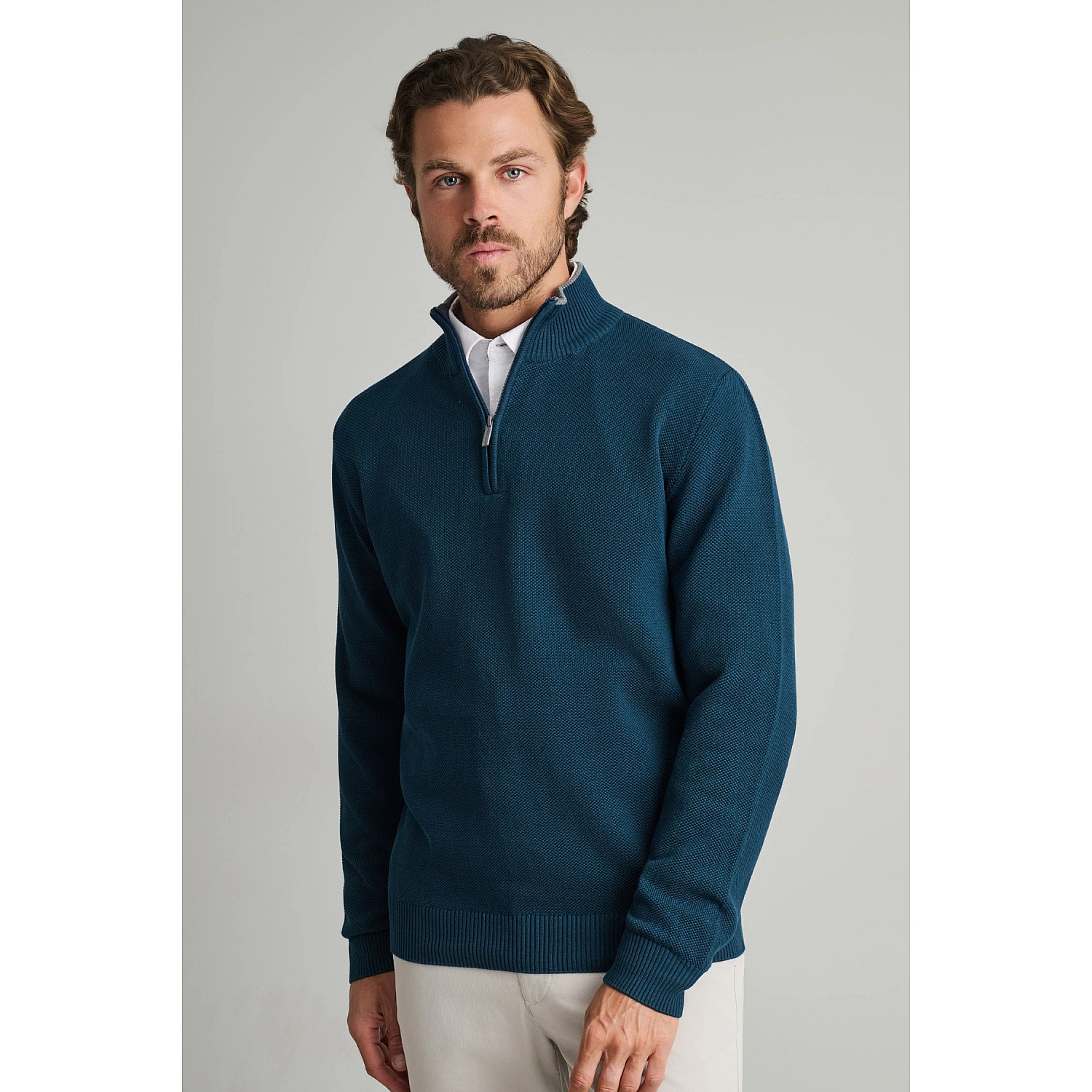 Ανδρικό Πλεκτό Navy & Green