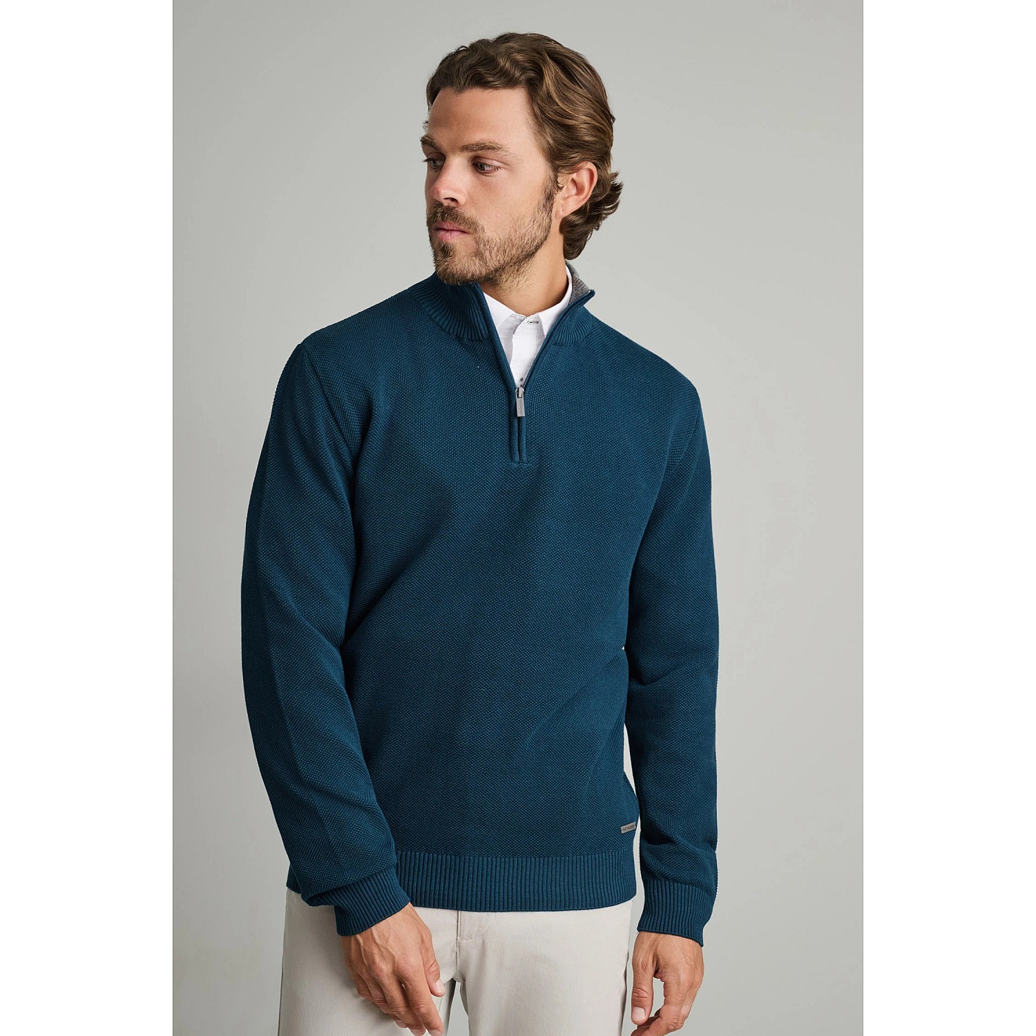 Ανδρικό Πλεκτό Navy & Green