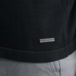 Unisex Βαμβακερή Πλεκτή Μπλούζα με Λαιμόκοψη NAVY & GREEN Unisex Βαμβακερή Πλεκτή Μπλούζα με Λαιμόκοψη NAVY & GREEN