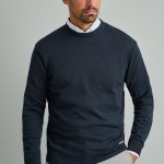 Unisex Πλεκτό με Στρογγυλή Λαιμόκοψη NAVY & GREEN Unisex Πλεκτό με Στρογγυλή Λαιμόκοψη NAVY & GREEN
