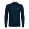 Unisex Πλεκτό Πουλόβερ με Φερμουάρ NAVY & GREEN