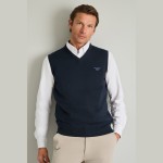 Unisex Πλεκτό Βαμβακερό Γιλέκο με Λαιμόκοψη V NAVY & GREEN Unisex Πλεκτό Βαμβακερό Γιλέκο με Λαιμόκοψη V NAVY & GREEN