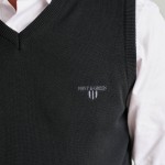 Unisex Πλεκτό Βαμβακερό Γιλέκο με Λαιμόκοψη V NAVY & GREEN Unisex Πλεκτό Βαμβακερό Γιλέκο με Λαιμόκοψη V NAVY & GREEN