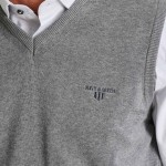 Unisex Πλεκτό Βαμβακερό Γιλέκο με Λαιμόκοψη V NAVY & GREEN Unisex Πλεκτό Βαμβακερό Γιλέκο με Λαιμόκοψη V NAVY & GREEN