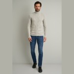 Unisex Βαμβακερό Πλεκτό Πουλόβερ Ζιβάγκο NAVY & GREEN