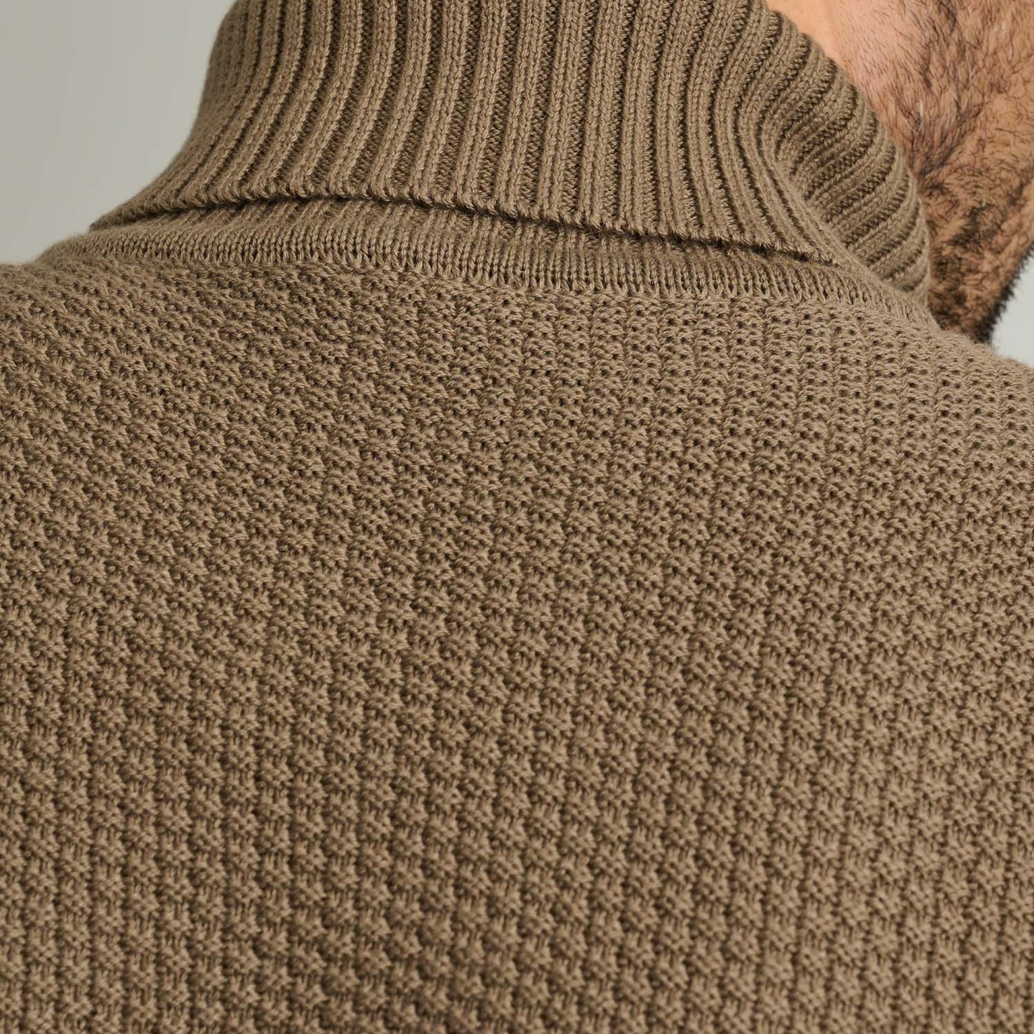 Unisex Πλεκτό Βαμβακερό Ζιβάγκο NAVY & GREEN