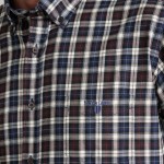 Unisex Καρό Πουκάμισο με Τσέπη NAVY & GREEN Unisex Καρό Πουκάμισο με Τσέπη NAVY & GREEN