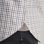 Unisex Καρό Πουκάμισο Comfort Fit NAVY & GREEN