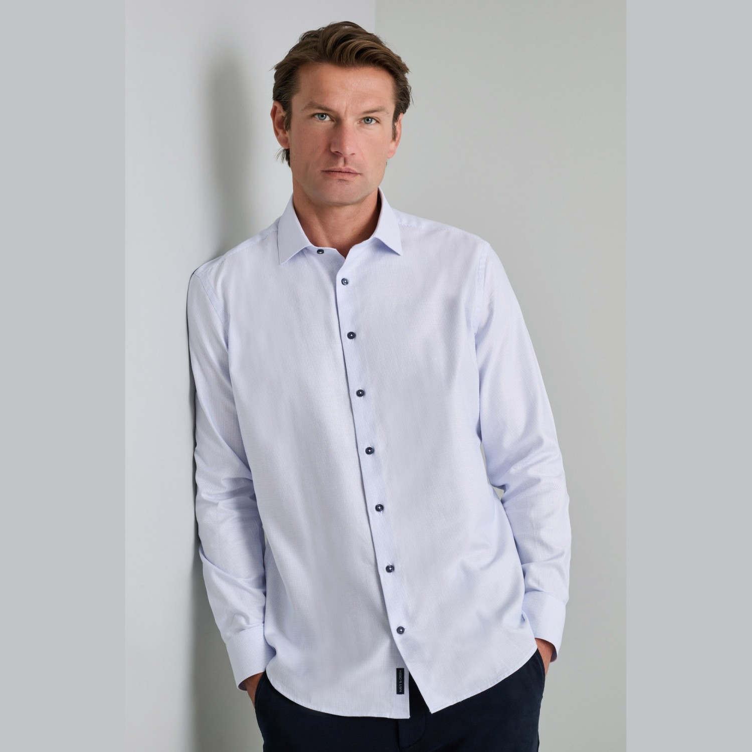 Unisex Πουκάμισο Comfort Fit NAVY & GREEN Unisex Πουκάμισο Comfort Fit NAVY & GREEN