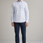 Unisex Πουκάμισο Comfort Fit NAVY & GREEN