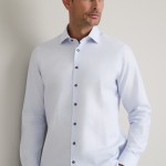 Unisex Πουκάμισο Comfort Fit NAVY & GREEN