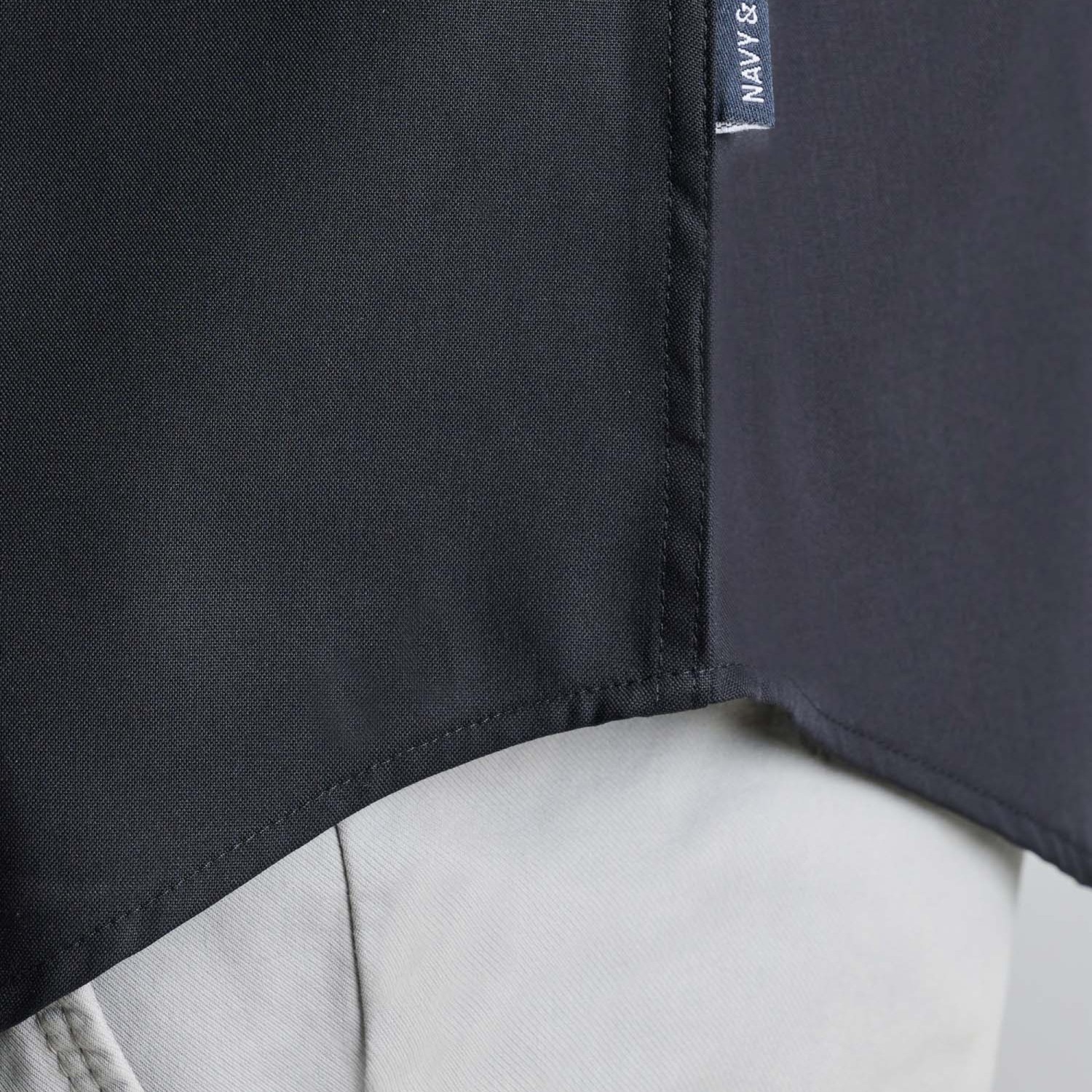 Unisex Πουκάμισο Comfort Fit με Γιακά Mao NAVY & GREEN Unisex Πουκάμισο Comfort Fit με Γιακά Mao NAVY & GREEN