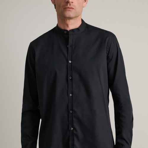 Unisex Πουκάμισο Comfort Fit με Γιακά Mao NAVY & GREEN