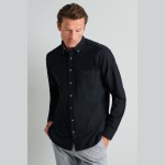 Unisex Πουκάμισο Comfort Fit με Τσέπη NAVY & GREEN