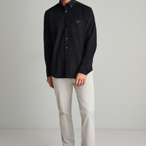 Unisex Πουκάμισο Comfort Fit με Τσέπη NAVY & GREEN