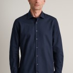 Unisex Πουκάμισο Comfort Fit με Μακρύ Μανίκι NAVY & GREEN Unisex Πουκάμισο Comfort Fit με Μακρύ Μανίκι NAVY & GREEN