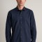 Unisex Πουκάμισο Comfort Fit με Μακρύ Μανίκι NAVY & GREEN