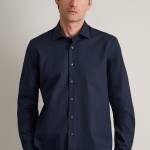 Unisex Πουκάμισο Comfort Fit με Μακρύ Μανίκι NAVY & GREEN Unisex Πουκάμισο Comfort Fit με Μακρύ Μανίκι NAVY & GREEN