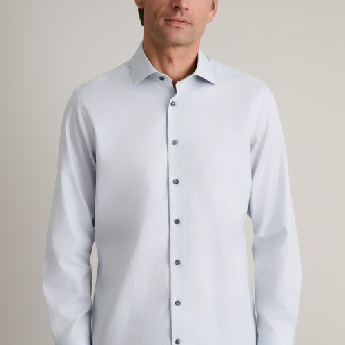 Unisex Πουκάμισο Fit Line με Κλασικό Γιακά NAVY & GREEN