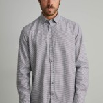 Unisex Πουκάμισο Comfort Fit με Καρό Σχέδιο NAVY & GREEN