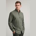Unisex Πουκάμισο Comfort Fit με Τσέπη NAVY & GREEN