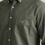 Unisex Πουκάμισο Comfort Fit με Τσέπη NAVY & GREEN