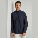 Unisex Πουκάμισο Comfort Fit με Τσέπη NAVY & GREEN