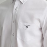Unisex Πουκάμισο Comfort Fit με Τσέπη NAVY & GREEN