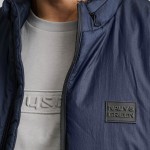 Unisex Αμάνικο Μπουφάν Γιλέκο με Τσέπες NAVY & GREEN Unisex Αμάνικο Μπουφάν Γιλέκο με Τσέπες NAVY & GREEN