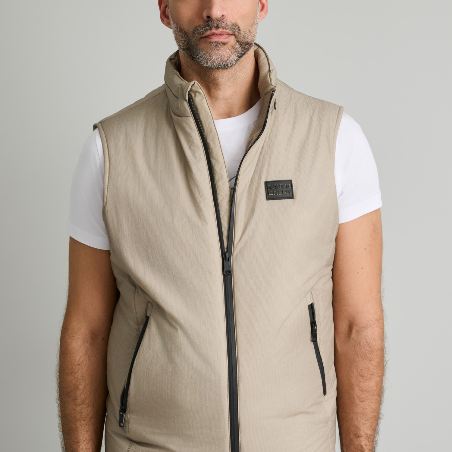 Unisex Αμάνικο Μπουφάν Γιλέκο με Τσέπες NAVY & GREEN Unisex Αμάνικο Μπουφάν Γιλέκο με Τσέπες NAVY & GREEN