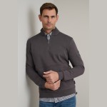 Unisex Μπλούζα Λούπετο με Φερμουάρ NAVY & GREEN
